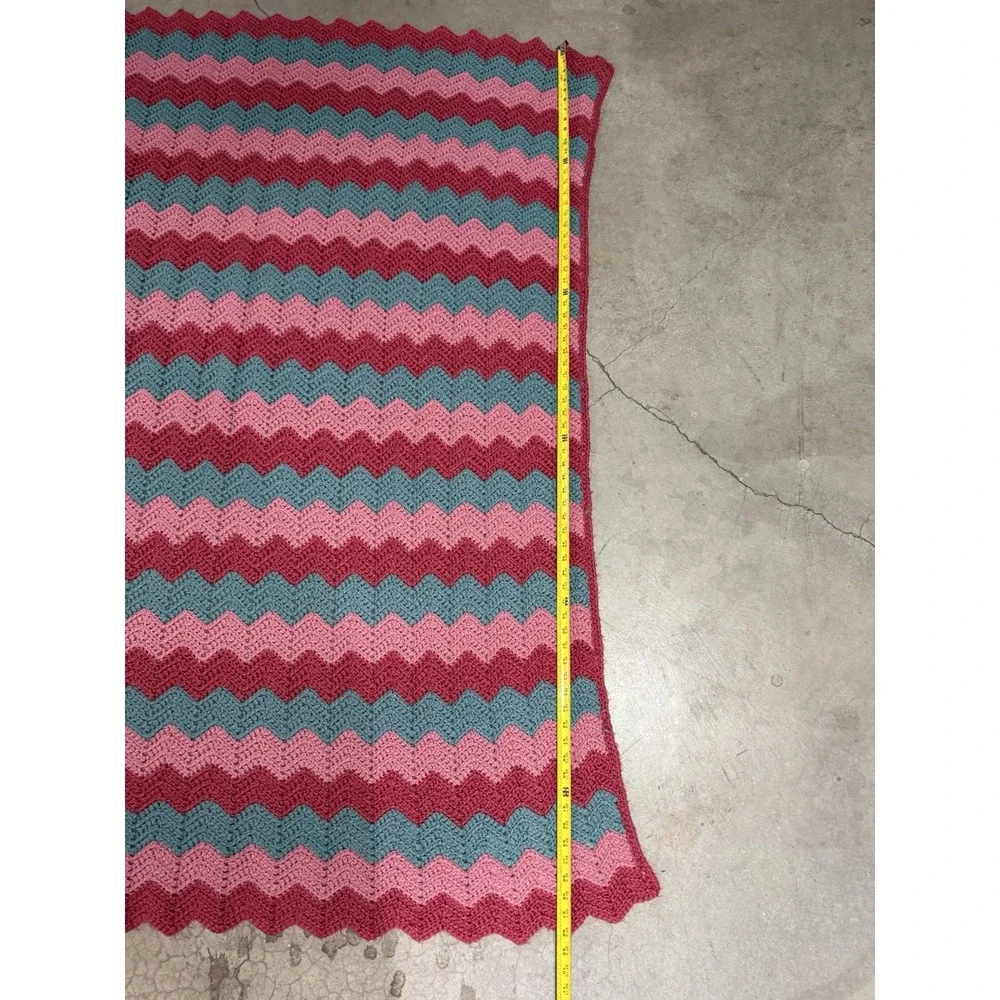 Vintage Blue Handmade 52 x 72